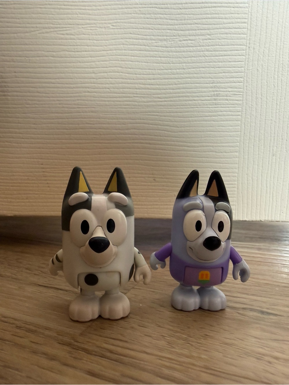 Disney Bluey Muffin and Socks Figures